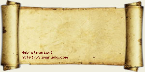 Alimpije Nedeljković vizit kartica